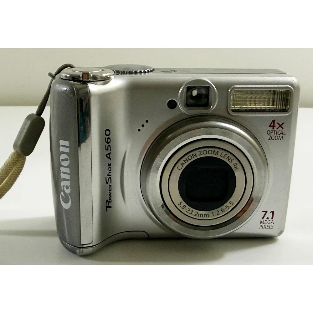 Canon PowerShot A560 Digital Camera Silver 7.1MP 4x Zoom PC1229